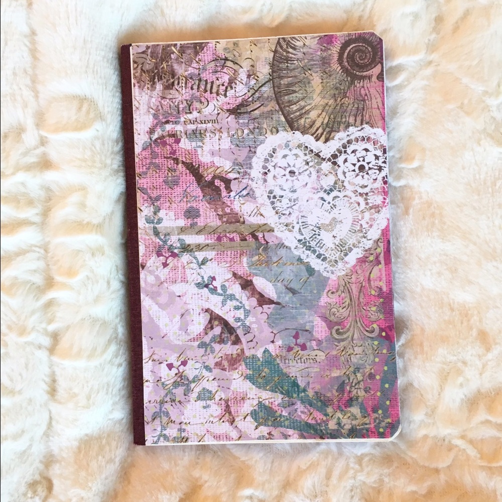 Shabby Chic Boho Redecorated Journal Notebook